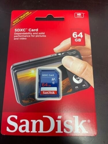 SANDISK SDXC CARD 64 GB BRAND NEW SDSDB-064G-A46 mppnfQjzA