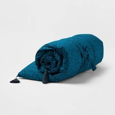 EUC: OpalHouse ~ Blue Leopard Print Lounger Pillow Cover! Ic1r8fhLd