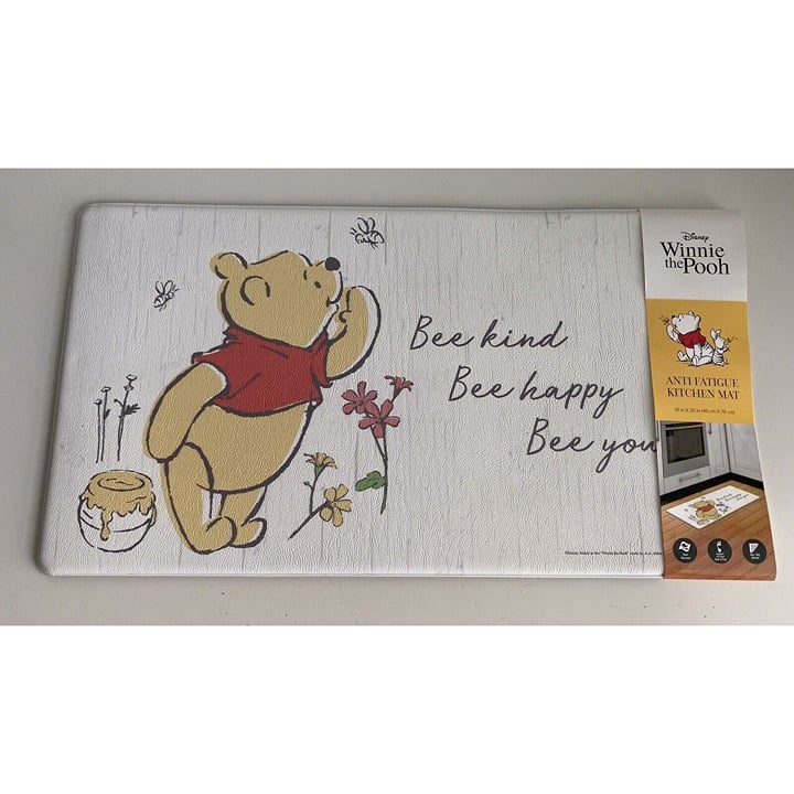 Disney Winnie Pooh Anti Fatigue Kitchen Mat 18x30” Bee Kind Bee Happy Bee You QrIhI6JAf