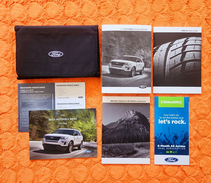 2019 Ford Explorer Owners Manual - Base XLT Limited Sport Platinum - Factory OEM lKzkfKUhD