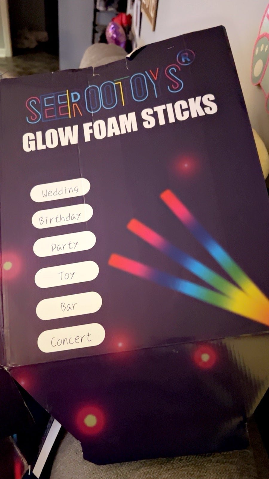 Glow Foam Sticks 23 pc RQLadnIPE