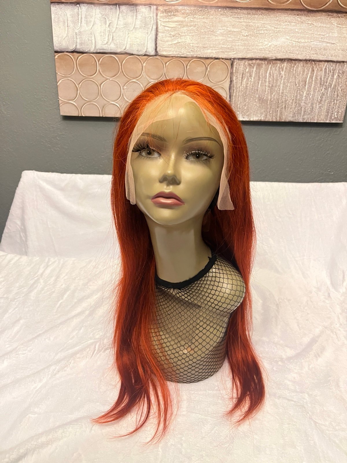 Ginger Orange 13x4 Lace Front Human Hair Wig OhSvZUsY8