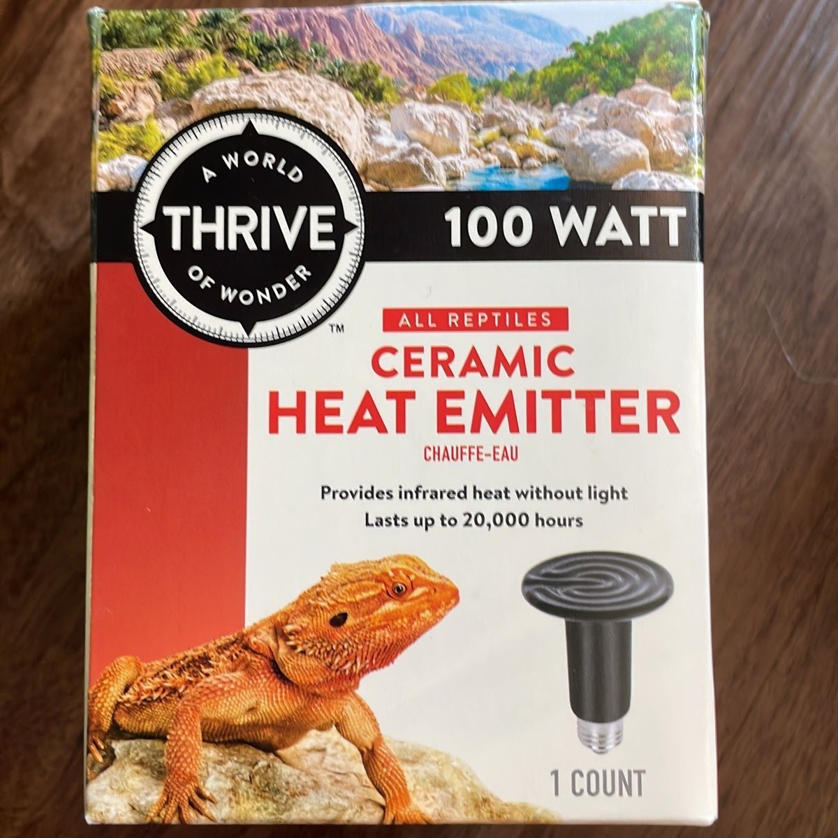 Thrive 100 watt Ceramic heat emitter HmSXq3aNH