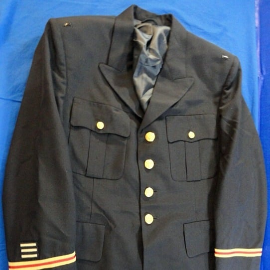 sz42S US ARMY SERVICE UNIFORM DRESS BLUE 450 ASU COAT POLY WOOL RC 478 jpX5xnXUf