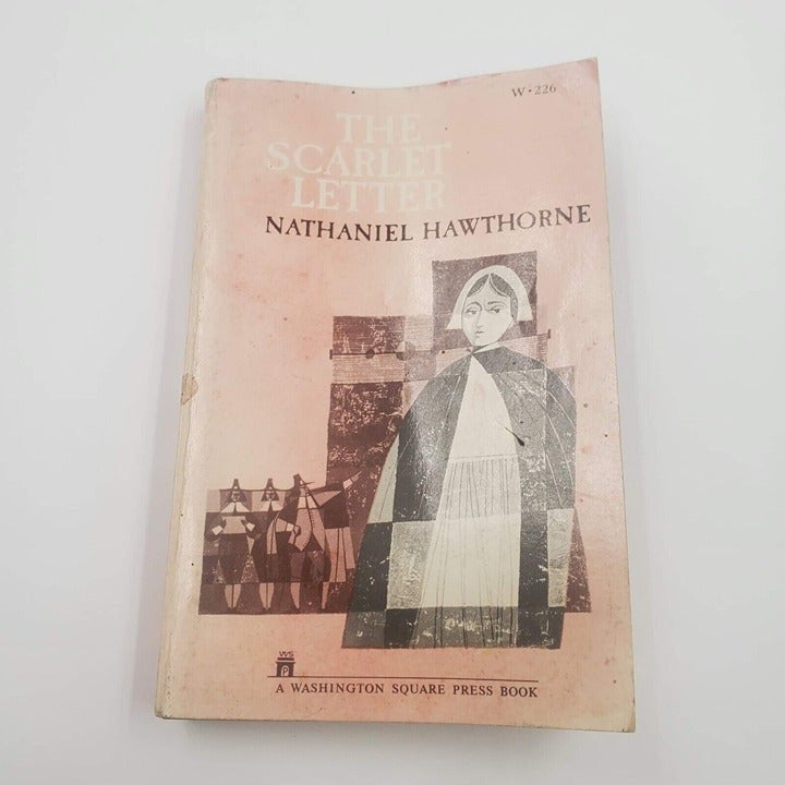 THE SCARLET LETTER Nathaniel Hawthorne Washington Square Press 1955 Paperback RRmYZhhXZ