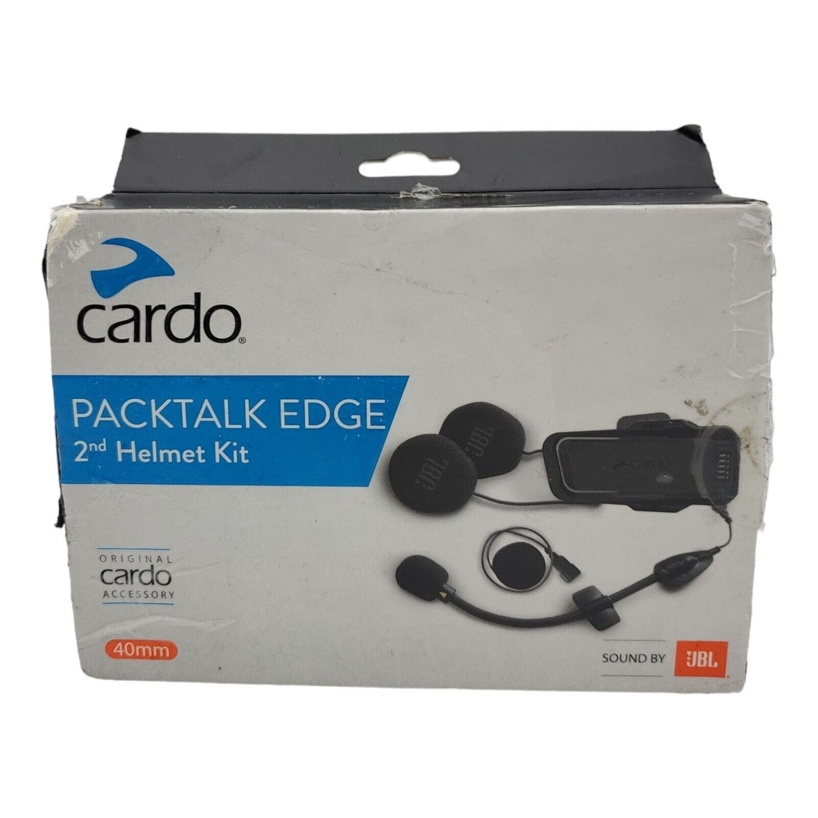 Cardo Packtalk Edge 2nd Motorcycle Helmet Audio Kit with JBL Speakers - Open Box PQPFxRDiy
