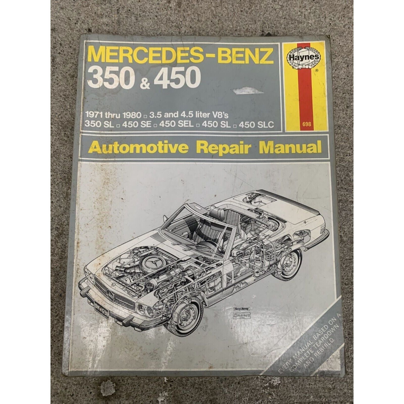 Haynes 698 Mercedes-Benz 350 & 450 (1971 Thru 1980) Automotive Repair Manual o0WBgKRtM