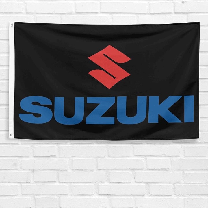 For Suzuki Motorcycle 3x5 ft Flag Motocross Bike Racing Show Banner MUmNHIy5I