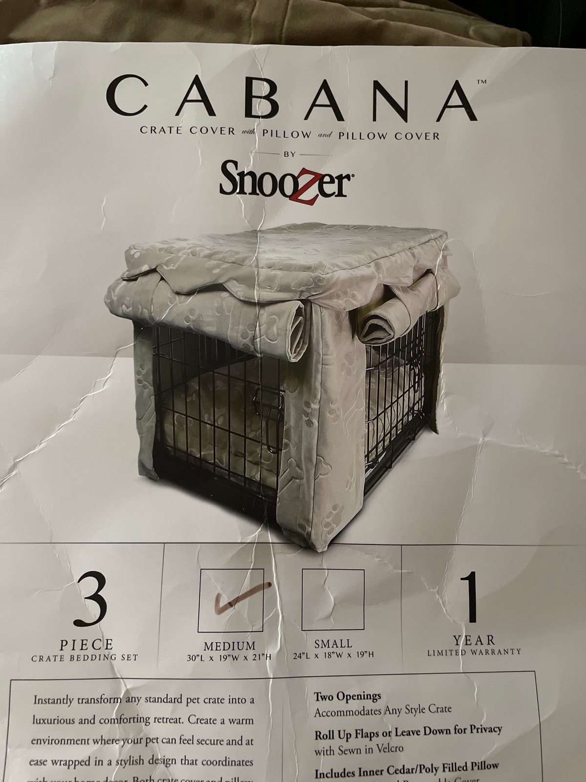 Snoozer crate cover N5TuRHe8x