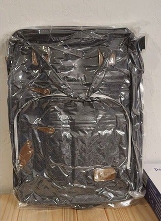 DERJUNSTAR Diaper Bag Backpack Model DBP001 Grey Large Travel Multifunctional OafX1W2hc