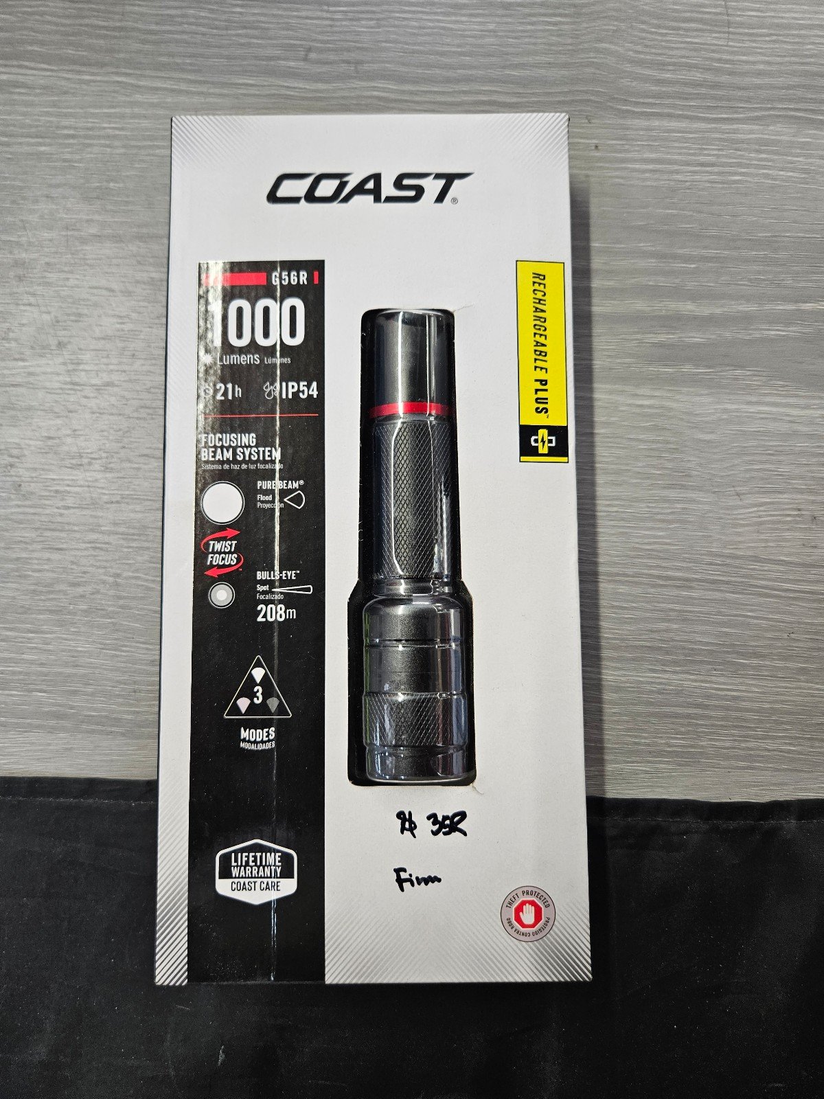 Coast
G56R 1000 Lumens Alkaline Battery Dual Power Handheld Flashlight kM5emavnm