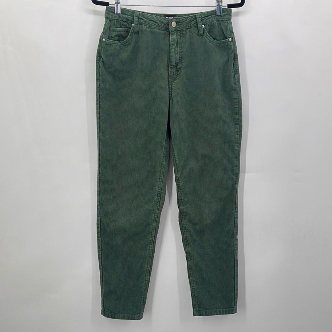 BDG Urban Outfitters High Rise Mom Corduroy Dark Green Pants Size 27 Jm47GneQ0