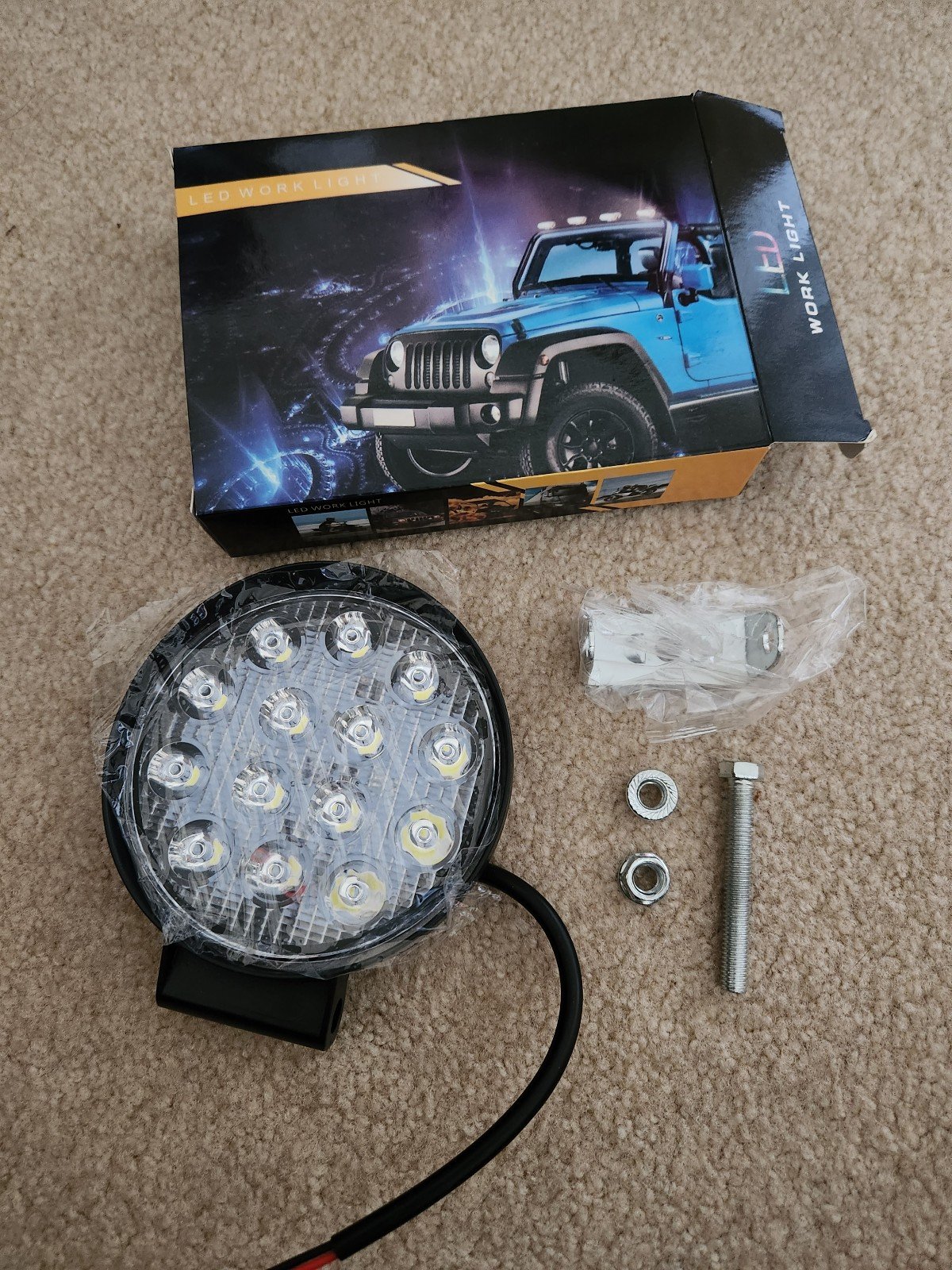 LED 4in Work Light For Truck Off Road Tractor ATV PgHuWwmHF