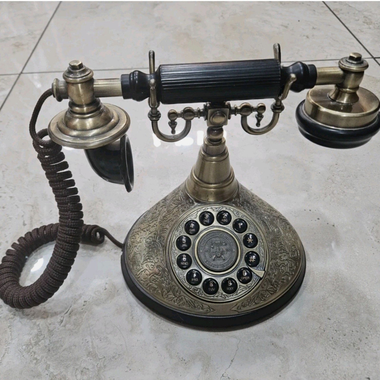 Antique Vintage Rotary Dial Telephone LXykgaZrb