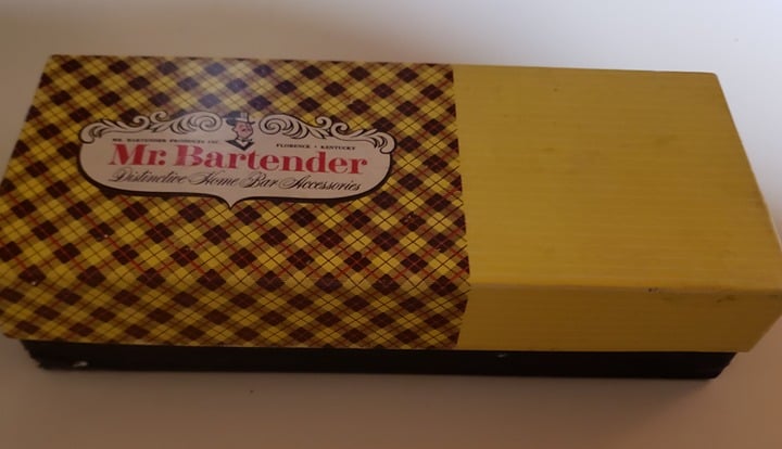 Vintage Mr. Bartender Distinctive Home Bar Accessories in Original Box NDQ0Fvhy0
