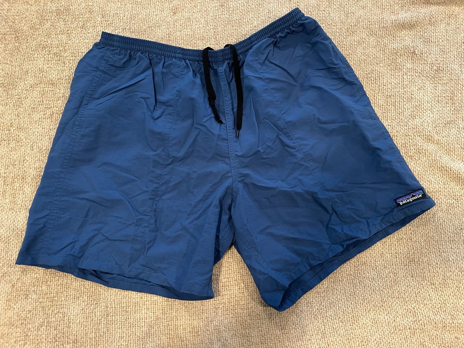 Patagonia Baggies Shorts Men’s XL Navy Mesh Lined Nylon Shorts Swim Trunks iG77wGybe