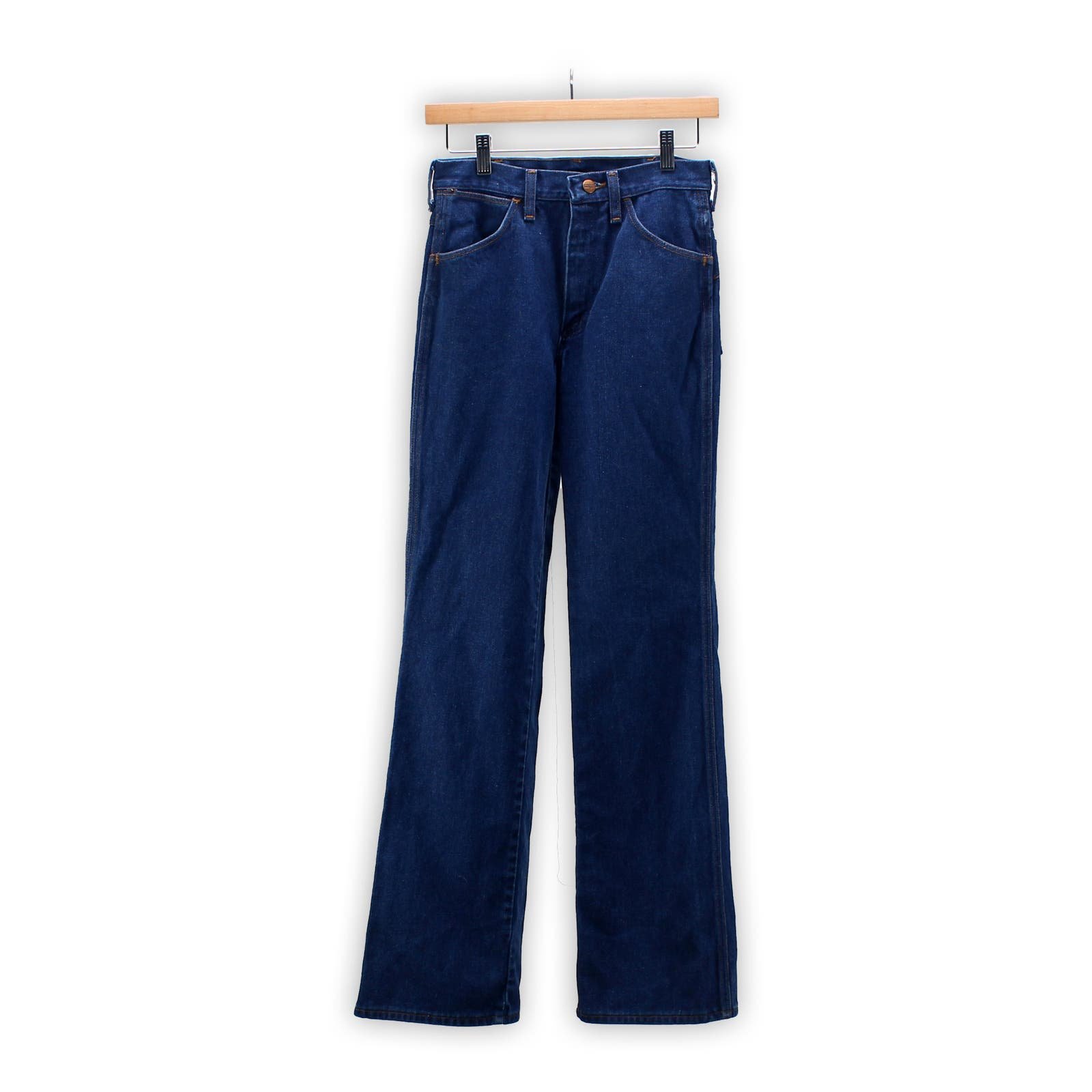 Vintage Wrangler Jeans - 70s Flared Denim Pants - Slim Fit - 81610NV - Size 27 GJvtEMu8O