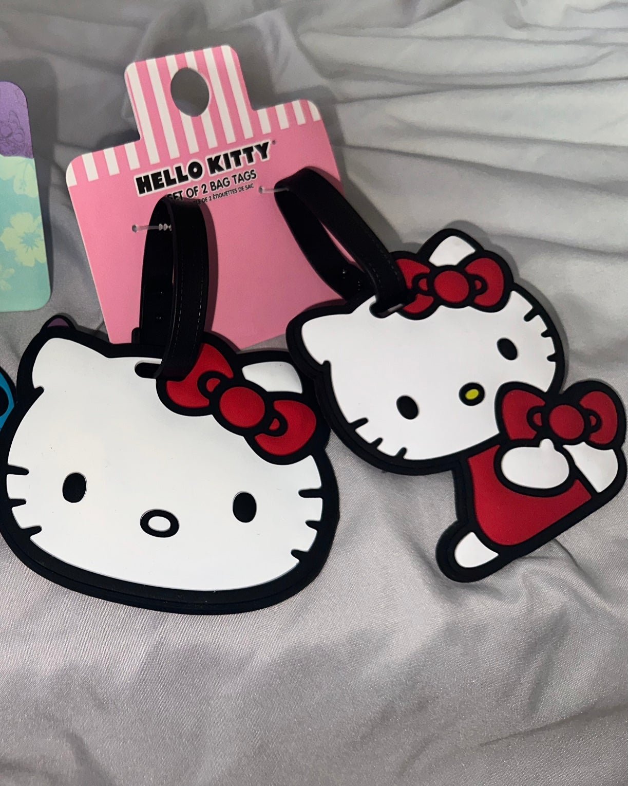Hello Kitty luggage tags 2 piece sanrio MrjhLWn5x