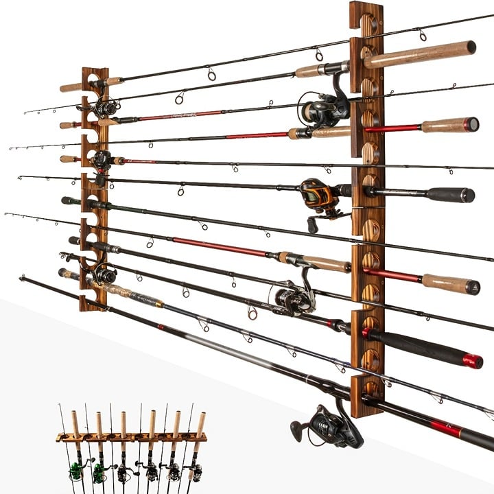 Fishing Rod Racks For 18 Rods -98SZ OxQ0q3TCB