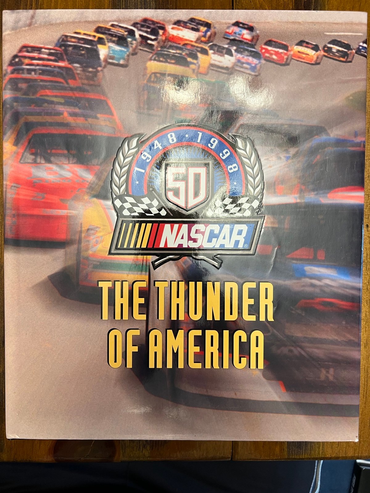 NASCAR “The Thunder of America” 50th Anniversary “ Coffee Table Book kfrMMJHJh
