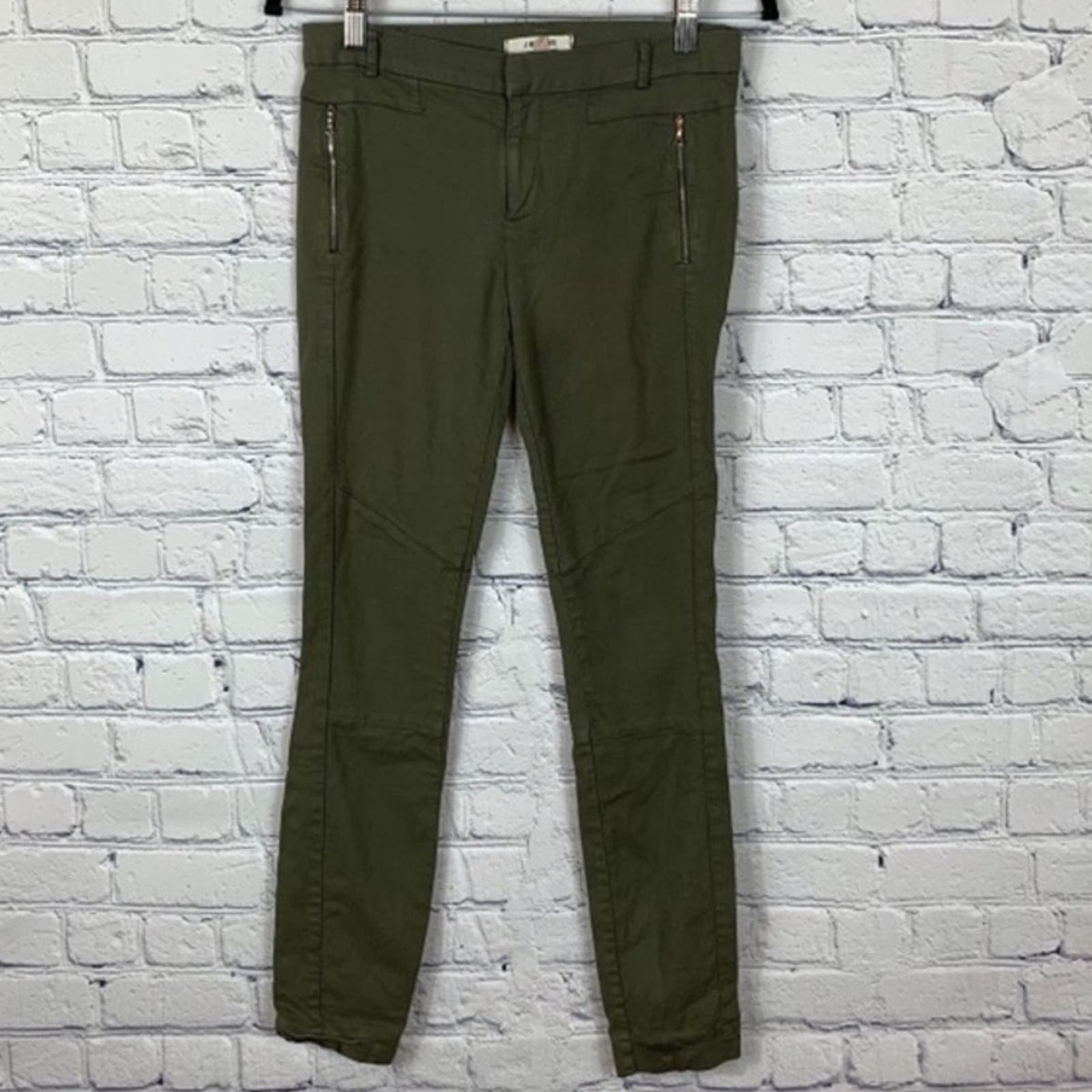 J Brand Army Green Skinny Leg Pants 4 p9PwUH0zf