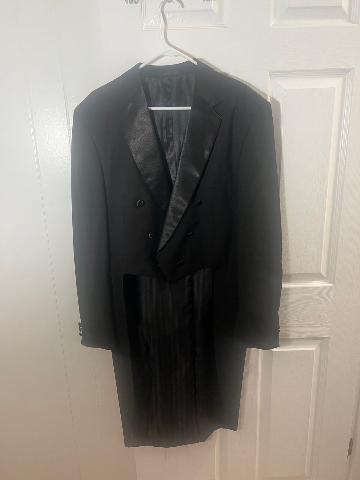 Vinci Black Tailcoat, Size 42L hfGCLJspj