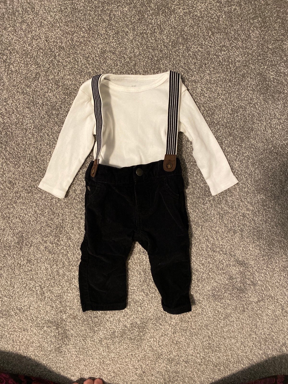 Baby boy suspender outfit GYb7QjgDC