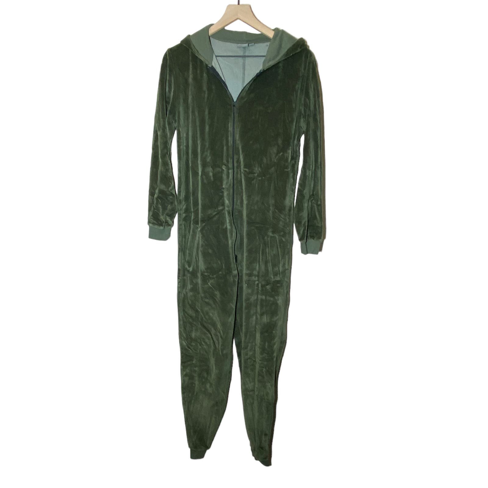 ASOS Green Lounge Fleece Men´s Hooded Onesie Jumpsuit Size XS iMHRun59g
