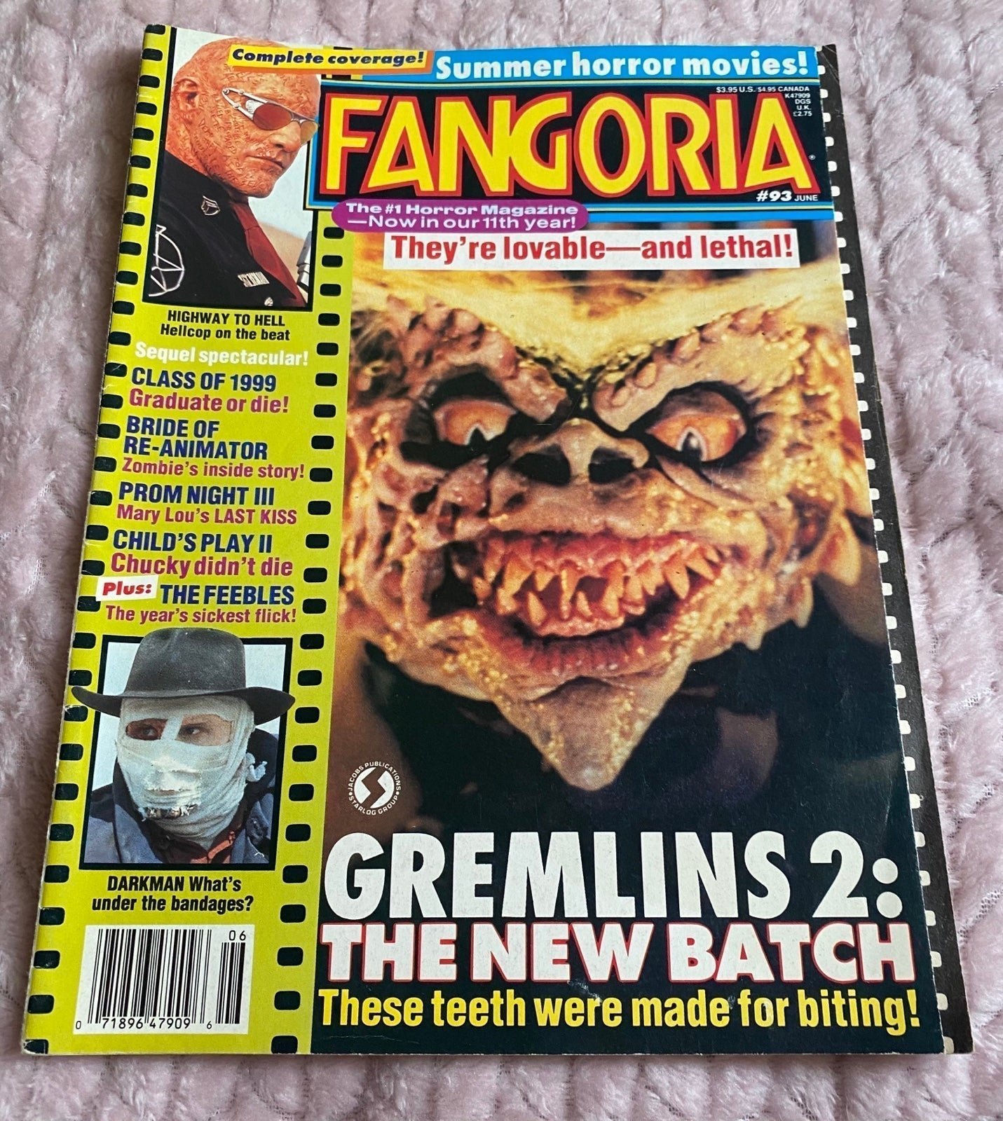Fangoria Magazine #93 (June 1990) Gremlins 2 p1IrP8wCS
