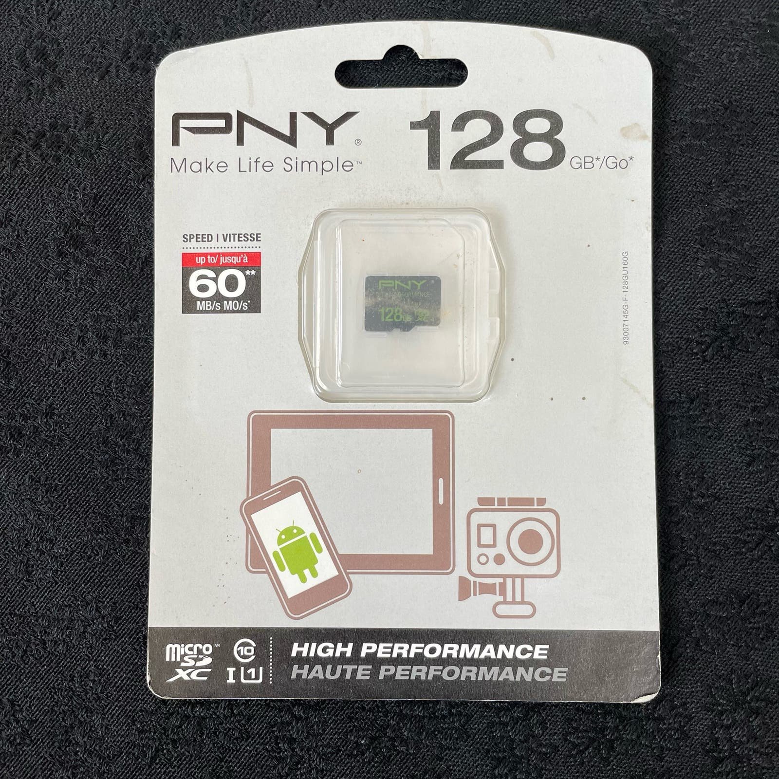 PNY 128 GB High Speed Micro SDXC Memory Card Class 10/UHS-I Unopened ifhQH3gMC