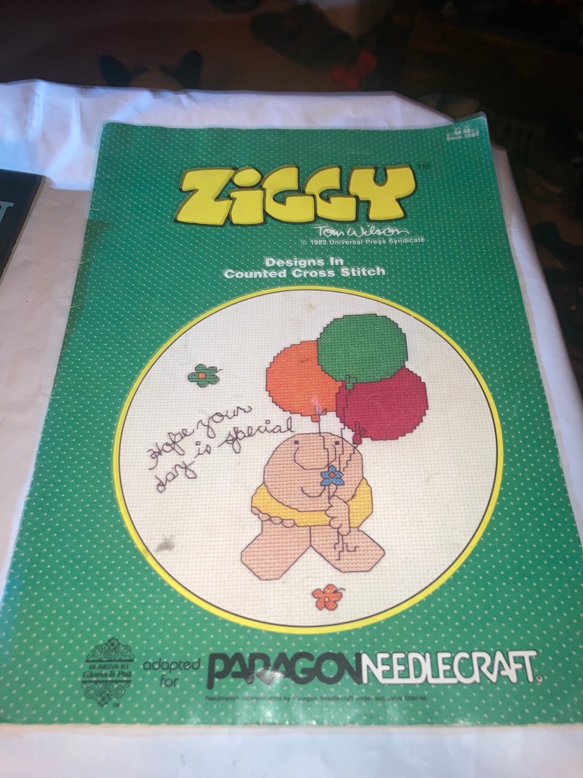 Ziggy 1980’s Paragon Needlecraft Special Day Cross Stitch Pattern Book iDeO9DTMT