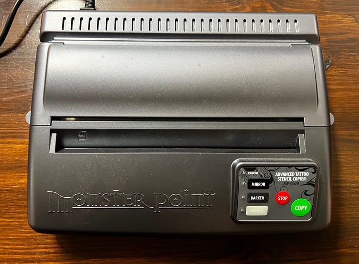 Monster Point Advanced Tattoo Transfer Stencil Copier Thermal Printer lBdrsRxIG