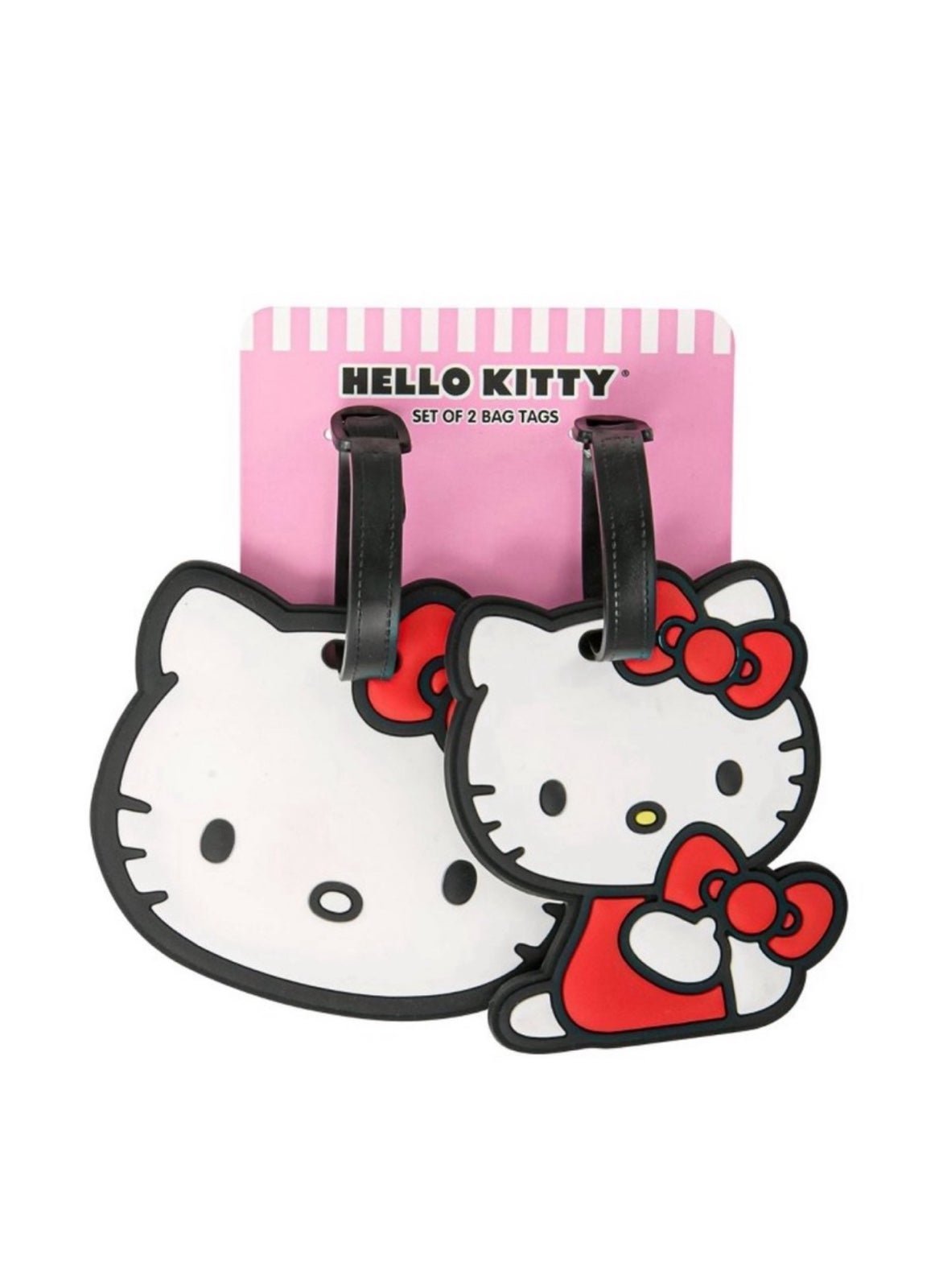 NWT Tiktok Viral Sanrio Hello Kitty Rubber Luggage Tag Set‼️ gtBFOVxml