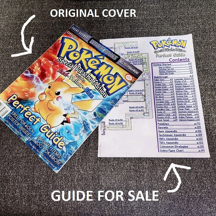 Pokemon Special Pikachu Edition Perfect Guide || Read || Nintendo Game Boy Color mGK4myhq1