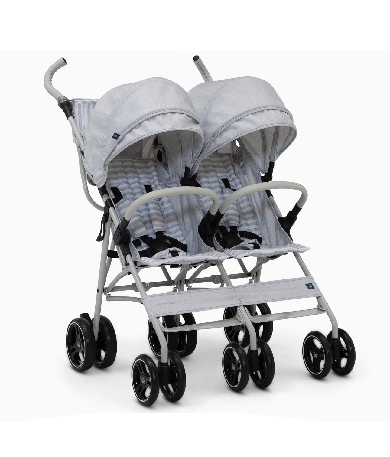 BabyGap By Delta Children Classic Side-By-Side Double Stroller -Lightweight NEW JwtYzu36k