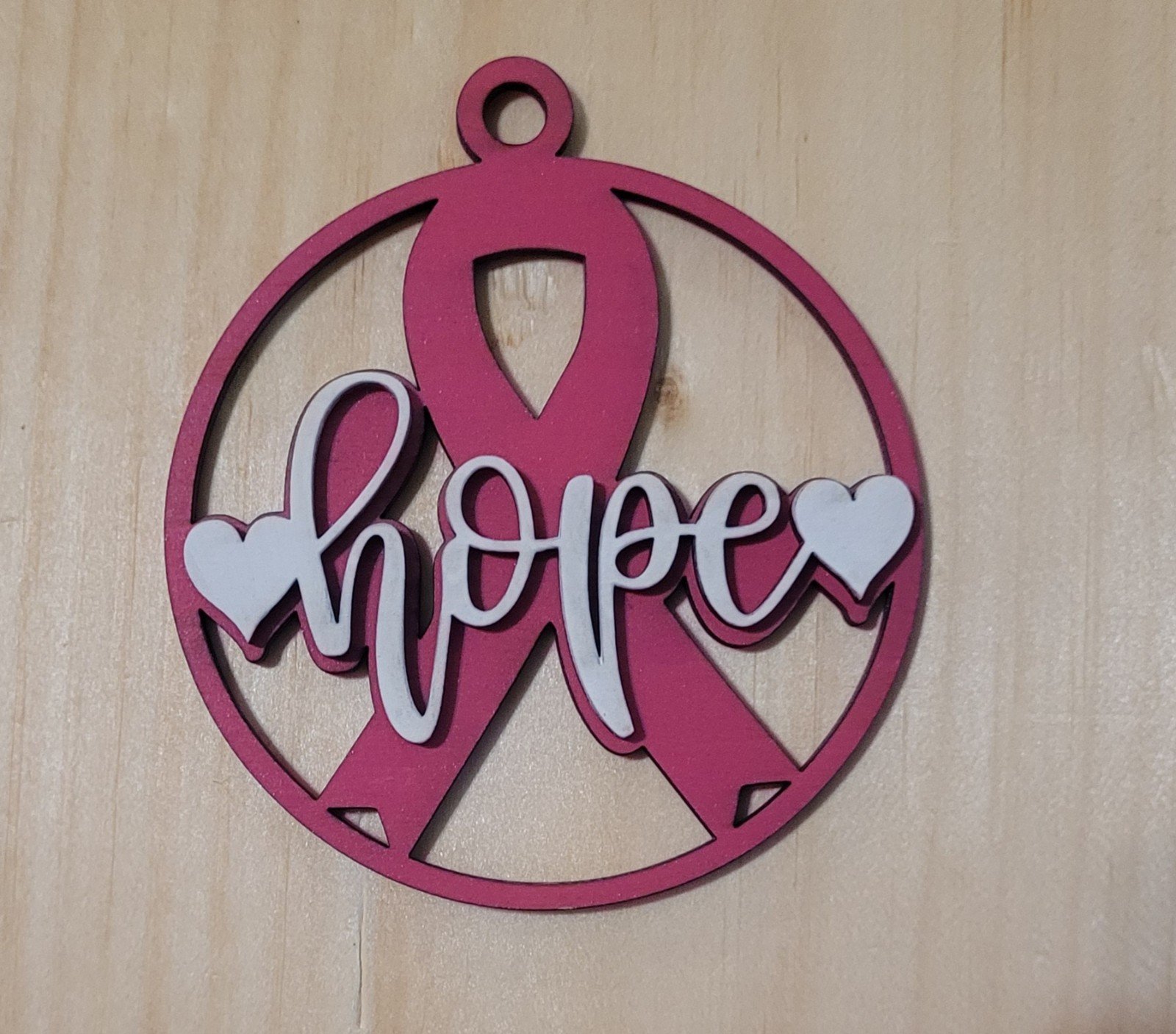 Breast cancer ornaments/hangers Kyn9mjvtq
