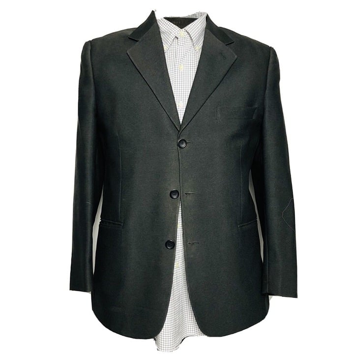 Franco Baddoni Grey 3 Button Double Vent Wool Suit Jacket Blazer Mens Size 44R obgP8eoRh