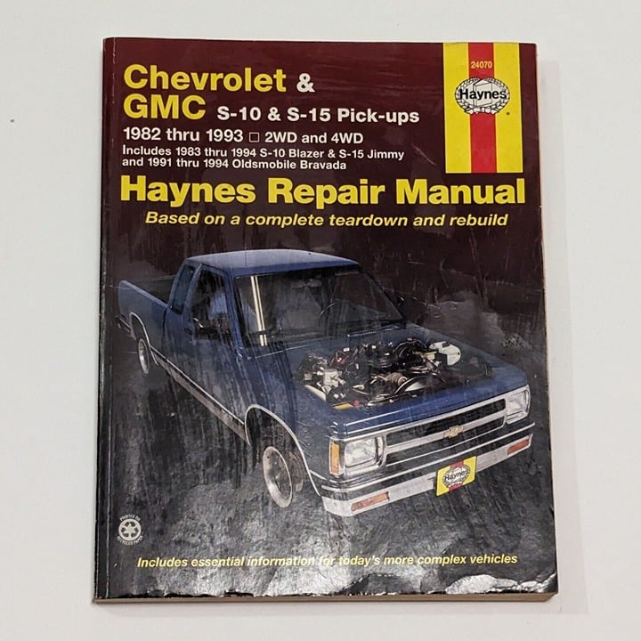 Haynes Repair Manual Chevrolet & GMC Pick-ups 1982-1993 Automotive Car Repair lQNPxOrNY