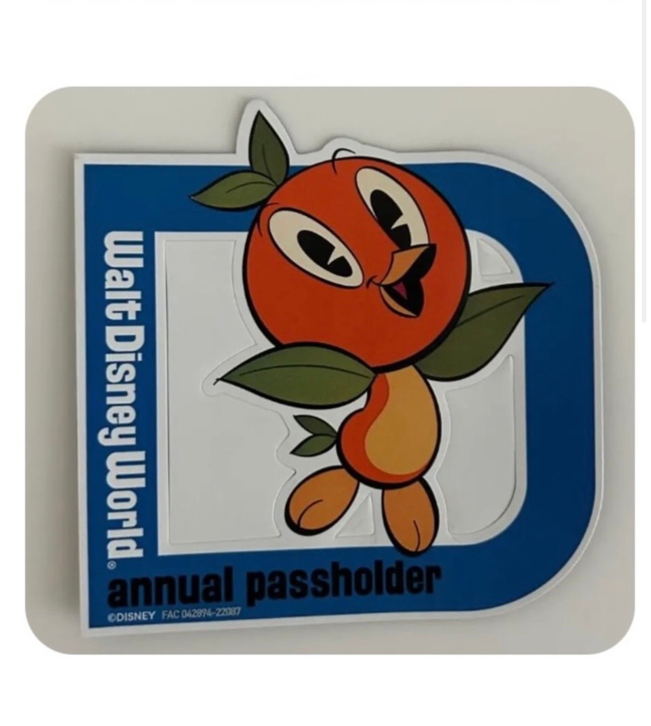 Disney passholder magnet New Orange Bird Disney Annual Pass holder Magnet ligIxp9V2