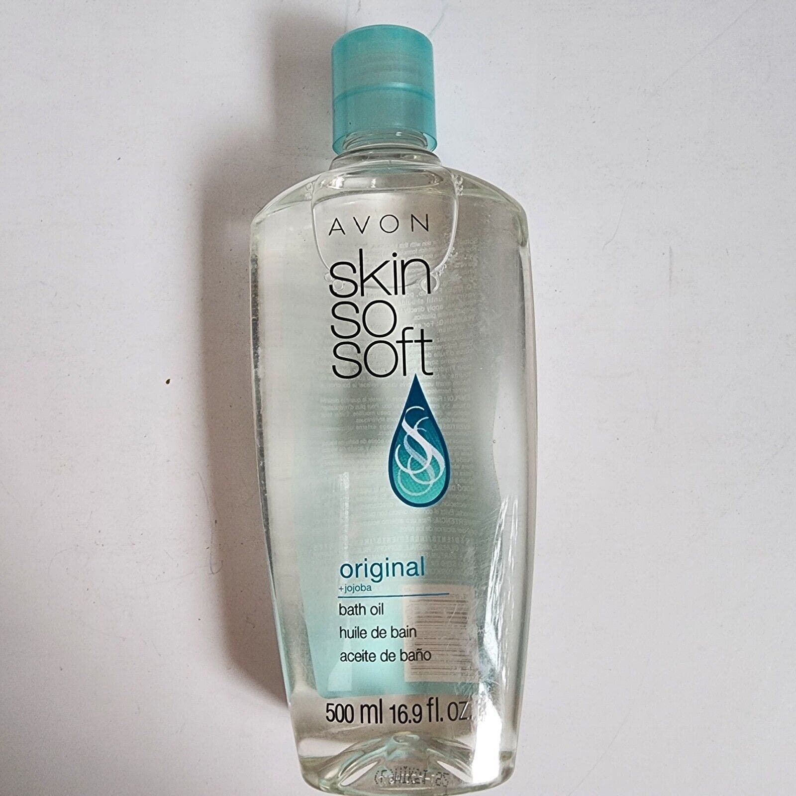 New AVON Skin so Soft Original + Jojoba Bath oil 500 ml 16.9 Fl Oz QSDvwDbLT