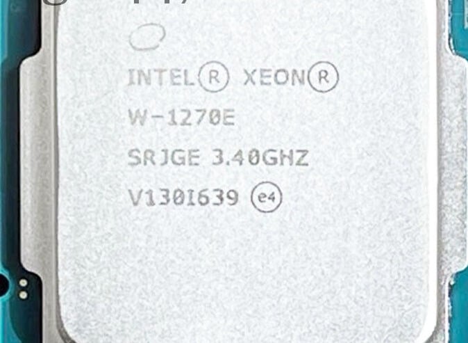 Intel Xeon W-1270E SRJGE 3.40GHz 8-Core 16-Thread 80W LGA-1200 CPU Processor gvO8K4AyW