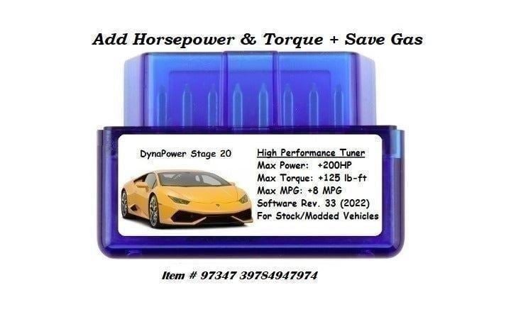 High Performance Power Tuner Tuning Chip + 200 HP + 8 MPG - For all BMW ixCK81Lg5