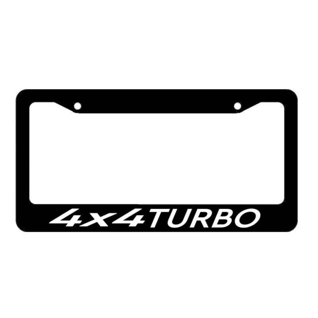4x4 Turbo Off Road Truck Lifted Rally Awd 4wd Racing Jdm Car License Plate Frame Mb3XoPt4Q