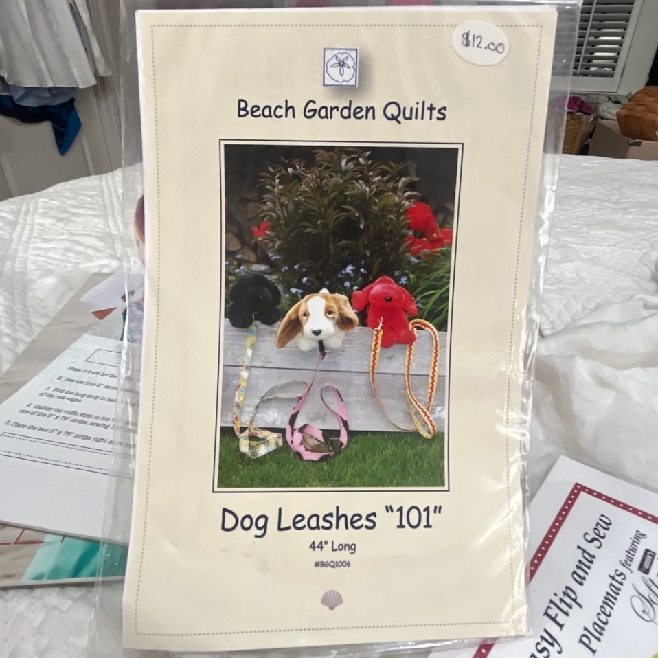 Dog Leashes “101” Pattern by Beach Garden Quilts OMvb2SJlU