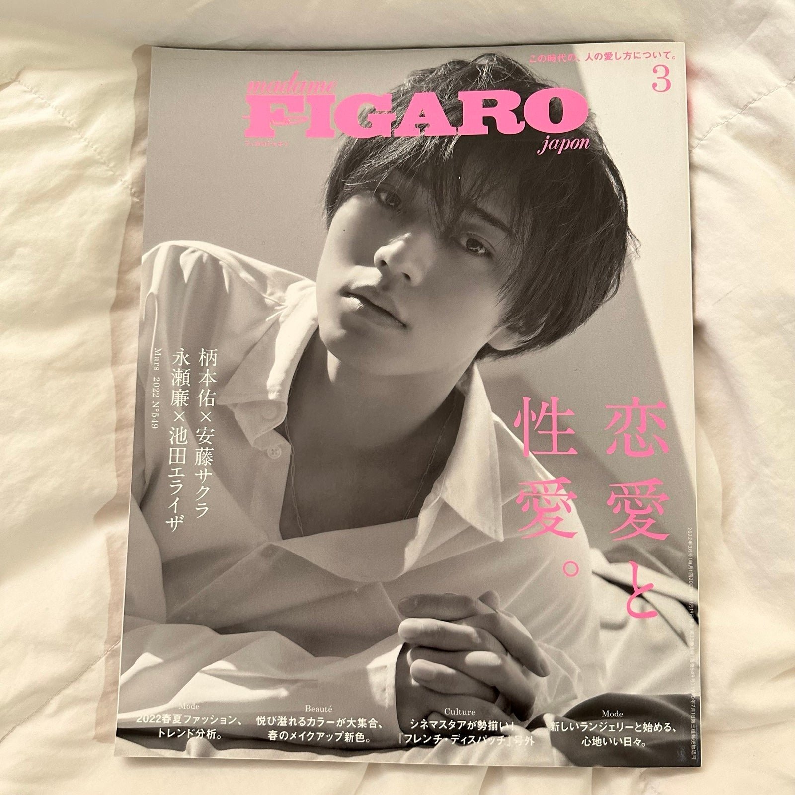 Nagase Ren “Madame FIGARO Japon” Magazine March 2022 Issue iPhS1rdb3