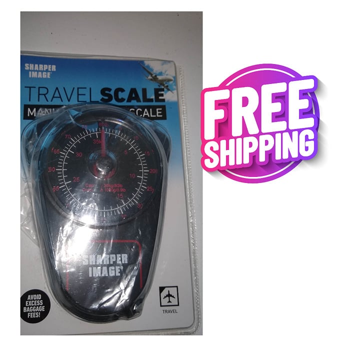 Sharper Image Travel Scale Manual Luggage Scale / Travel Scale Used jiPVcNqPU