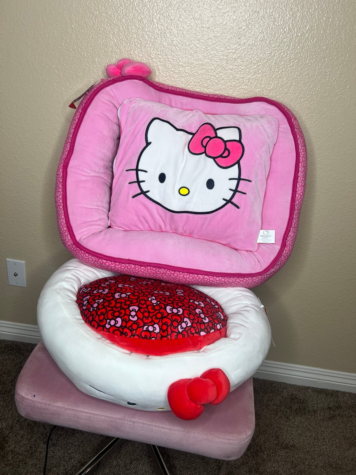 Hello Kitty dog bed ikuDWVUEB