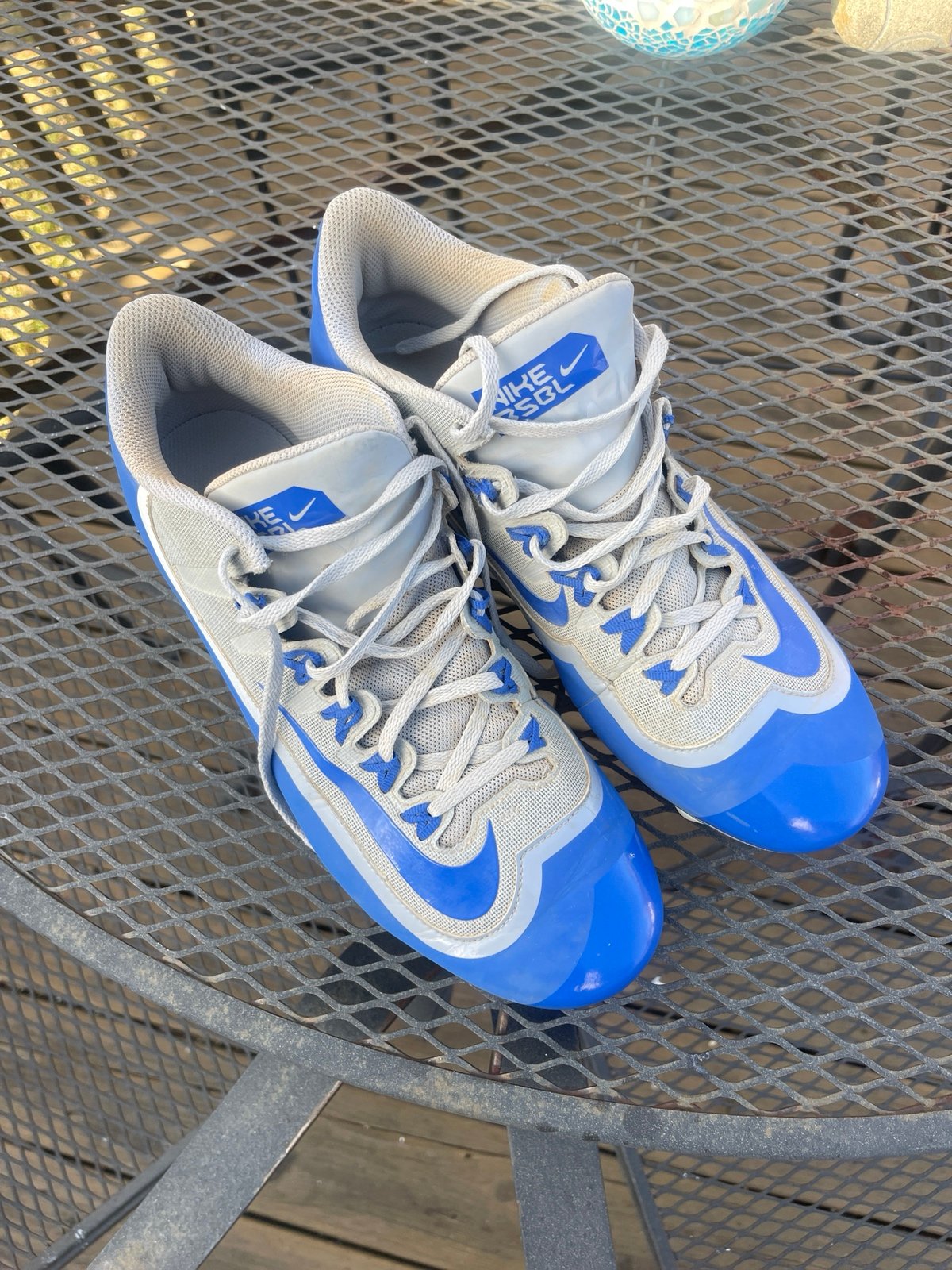 Men’s Nike Air Huarache 2K Filth Elite Low Blue Metal Baseball Cleats Size 12 MaiYtIYlN