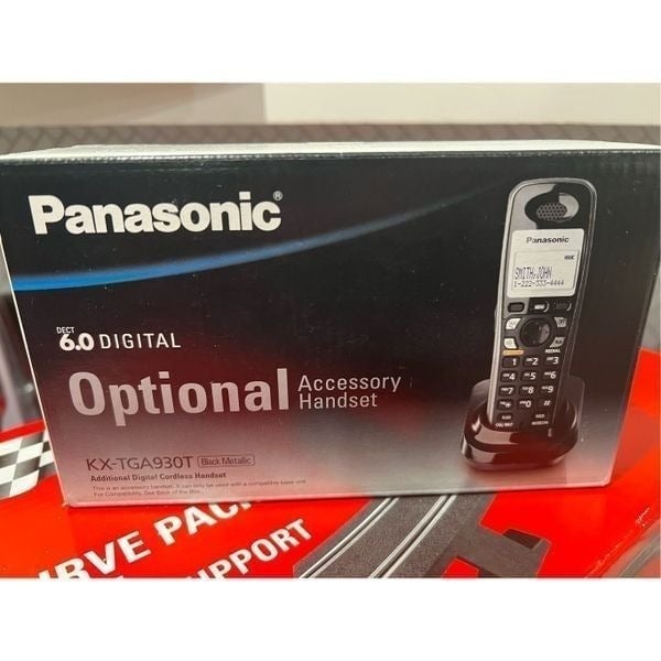 Panasonic KX-TGA930T Extra Handset for KX-TG9333T Cordless Phone, Black lGIxJrLhU