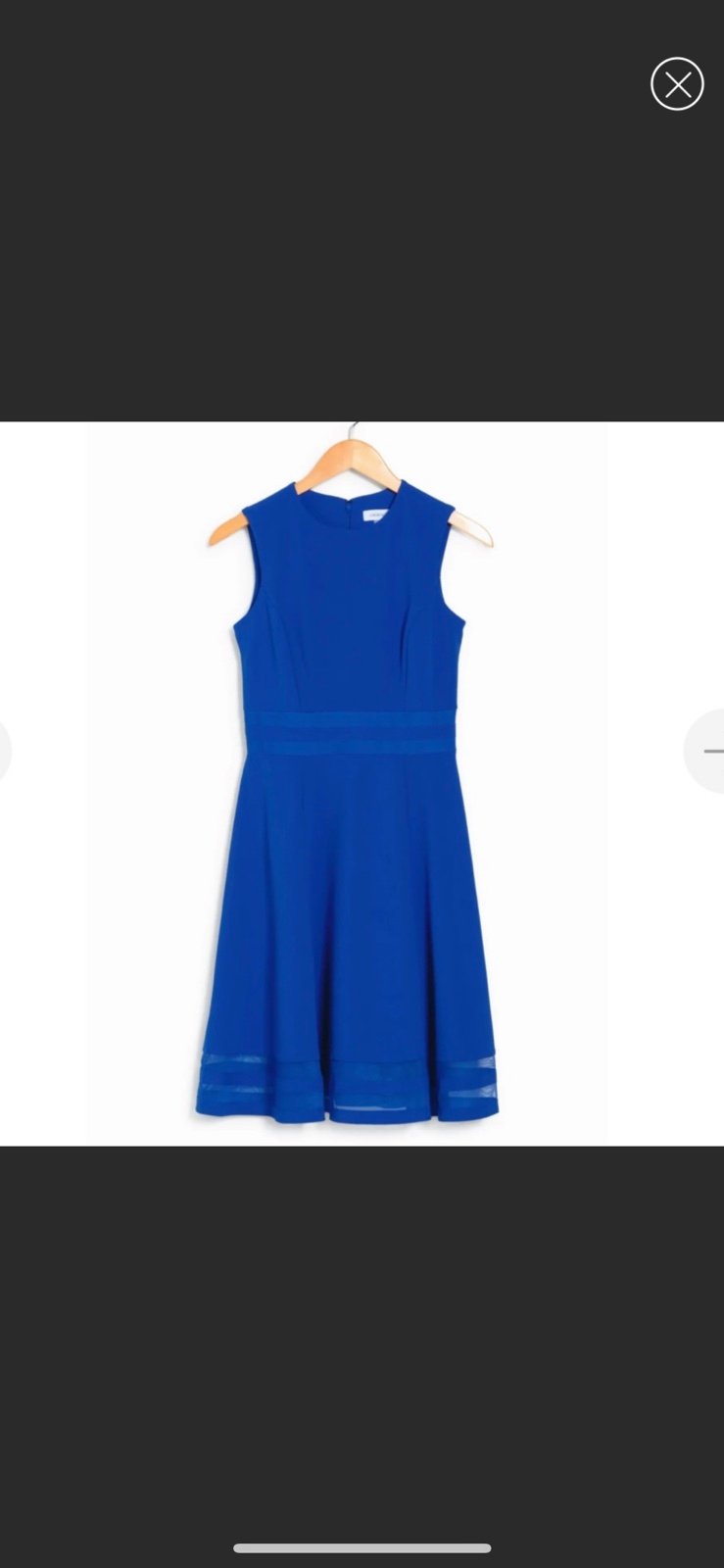 Calvin Klein dress blue size 2 New with tags Rwsvdj6lt
